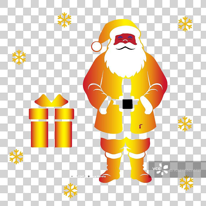 圣诞物品和圣诞老人图片素材