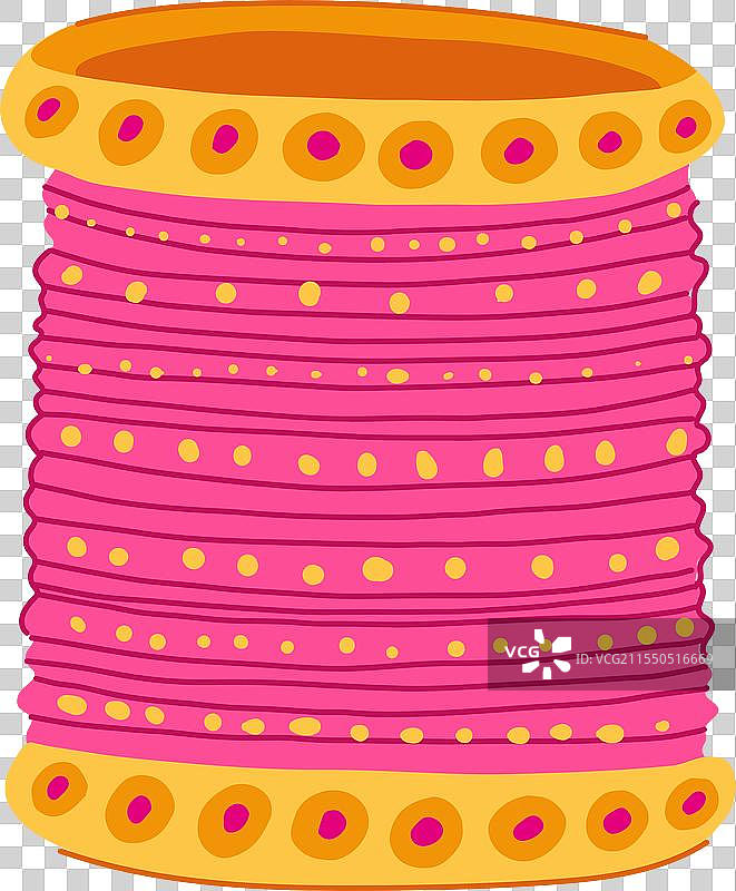 印度卡通风格的珠子手链图片素材