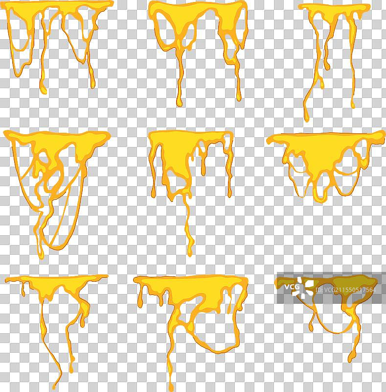 滴油污渍卡通图案图片素材