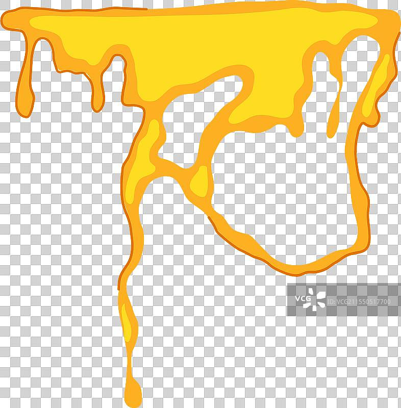 溢出的油滴卡通污渍图片素材