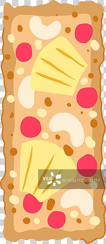 巧克力燕麦棒卡通图案图片素材