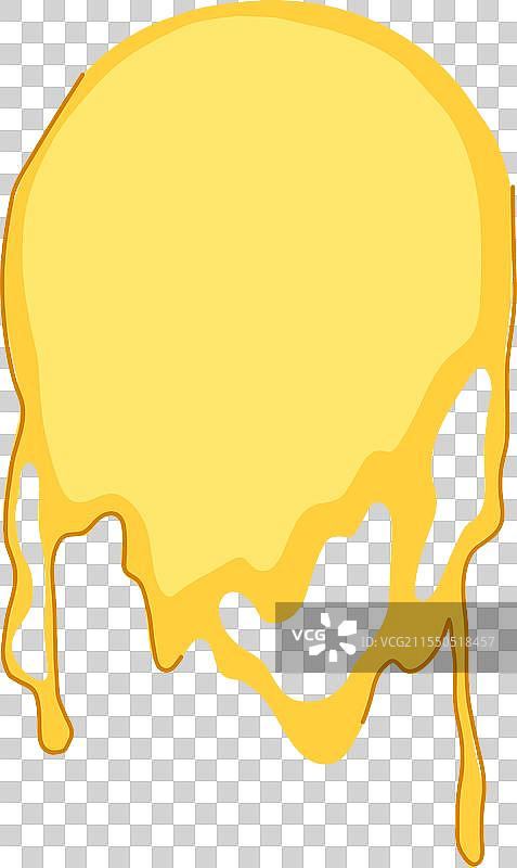 圆形融化的卡通图案图片素材