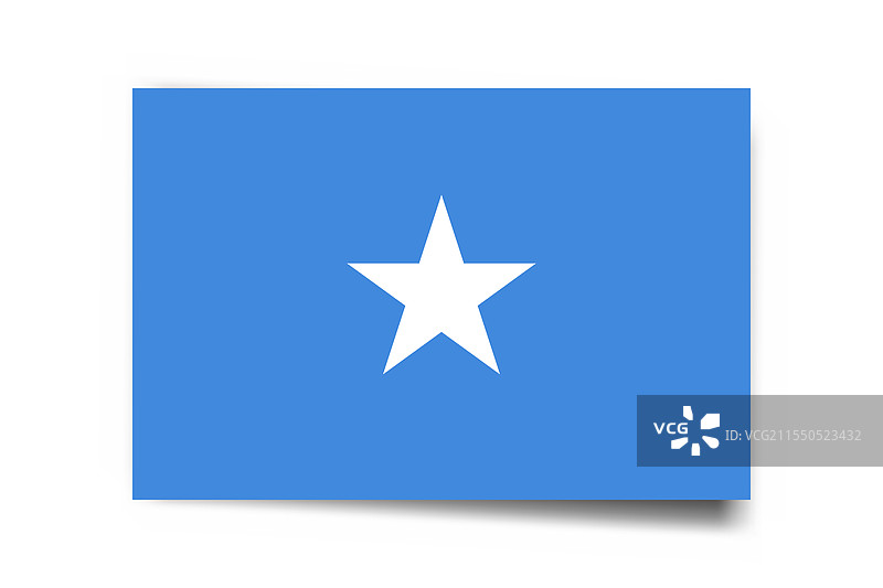 索马里矩形国旗图片素材