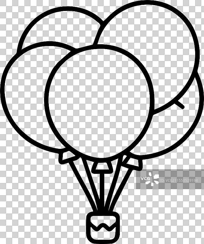 气球图标设计集图片素材