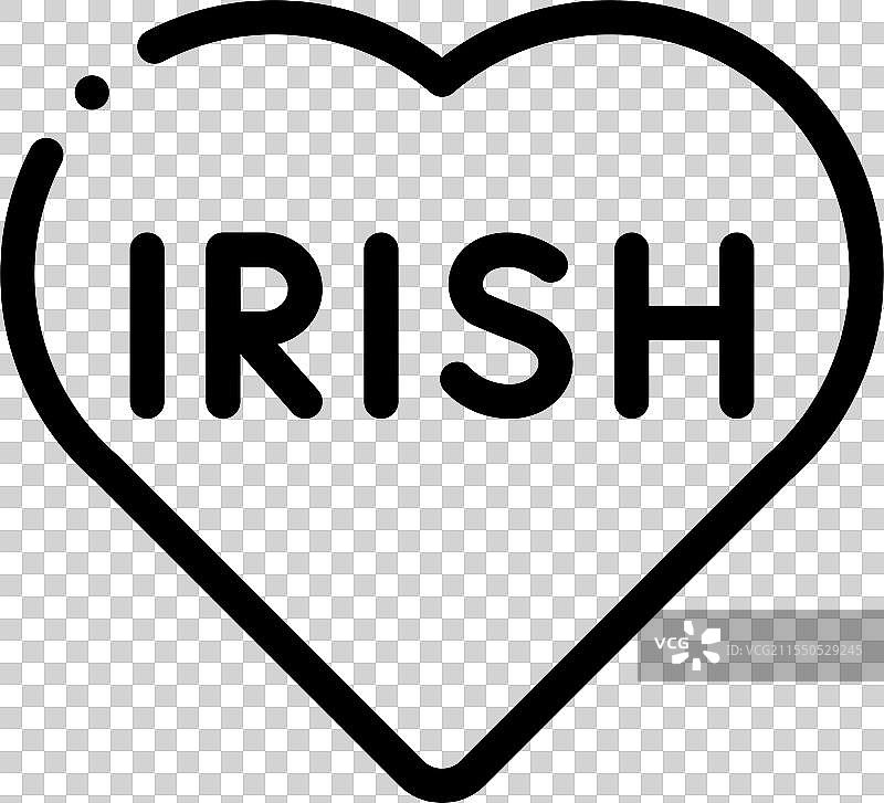 伊尔敏苏尔图标，细线风格设计，独立展示图片素材