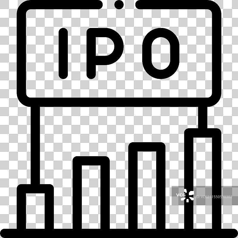 孤立的细线风格iPod图标设计图片素材