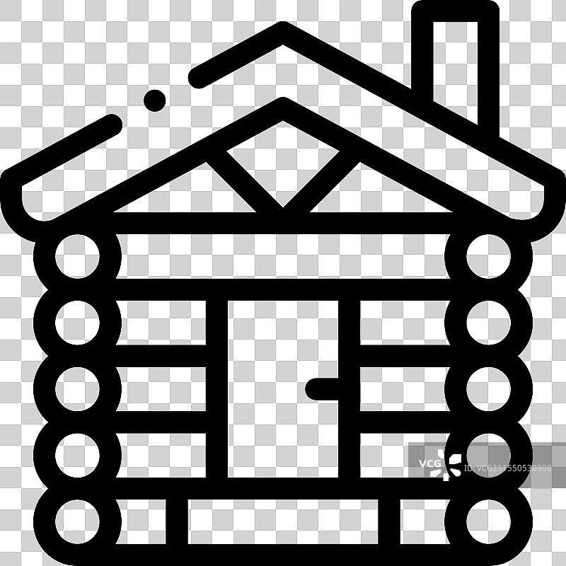 插头电缆图标，细线条风格设计，独立展示图片素材