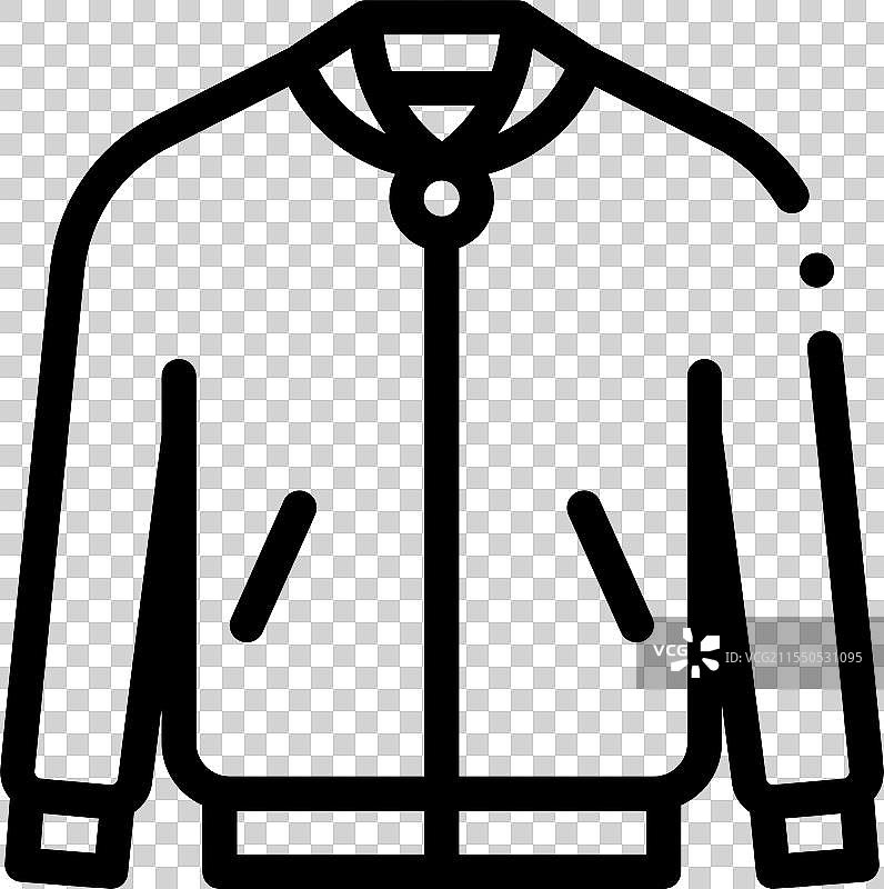 菠萝蜜图标，细线风格设计，独立展示图片素材