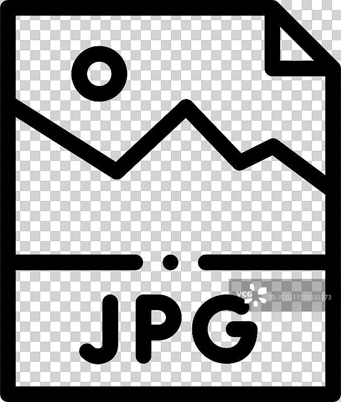 孤立的细线风格设计的JS图标图片素材