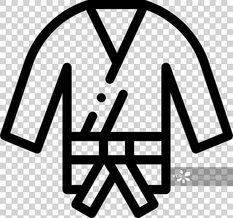 Kasa图标，细线风格设计，独立于背景图片素材