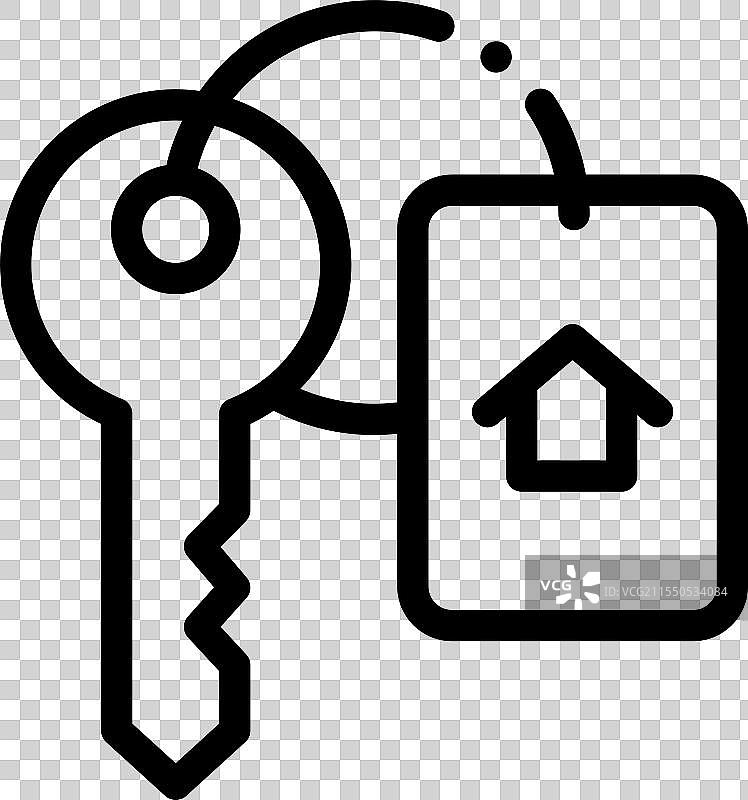 独立的细线风格设计的电子琴图标图片素材