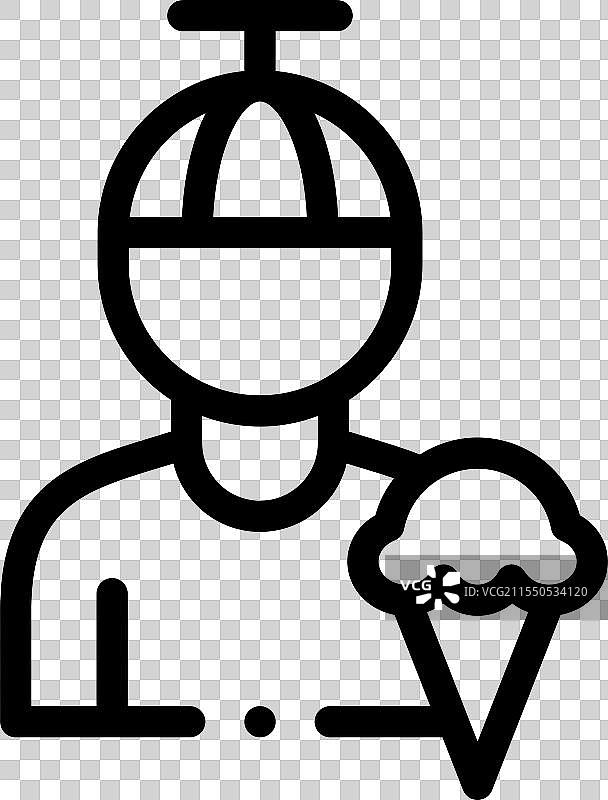 犹太祝福图标，细线风格设计，独立展示图片素材