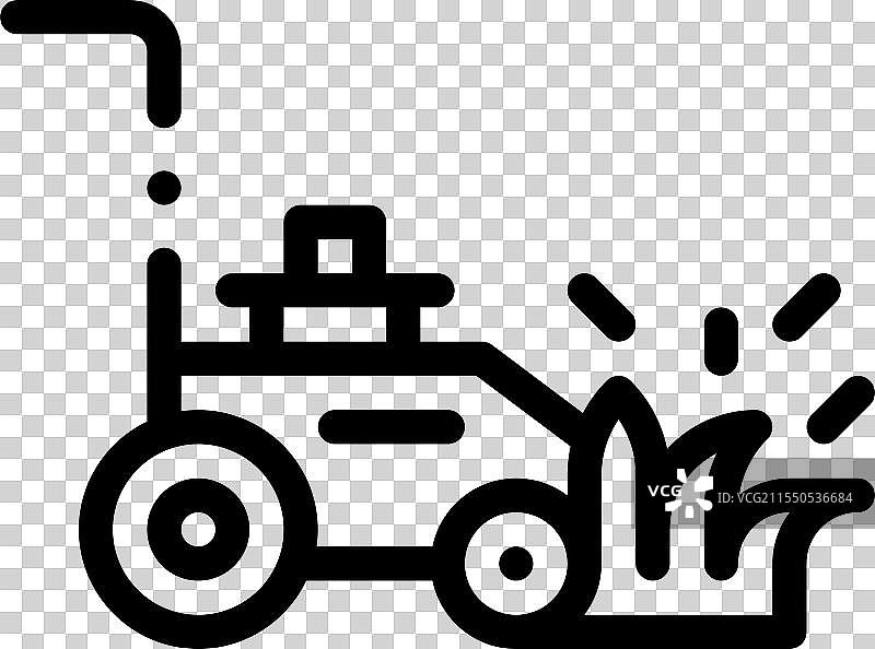 锕系元素劳伦斯的图标，细线条风格设计，独立展示图片素材