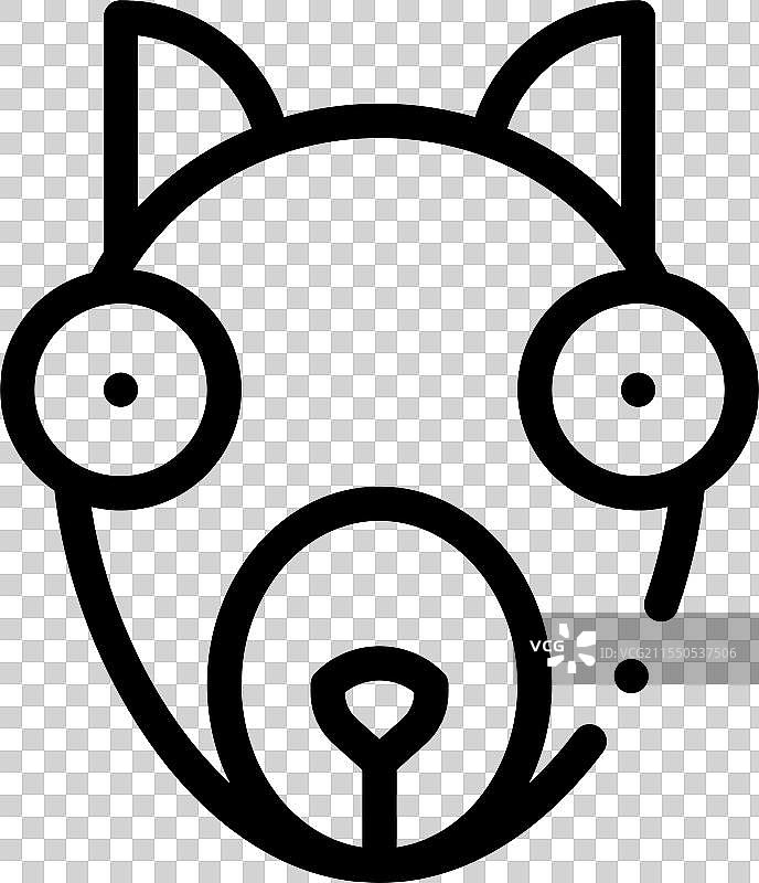 列宁墓图标，细线条风格设计图片素材