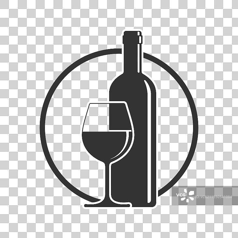 葡萄酒标志图片素材