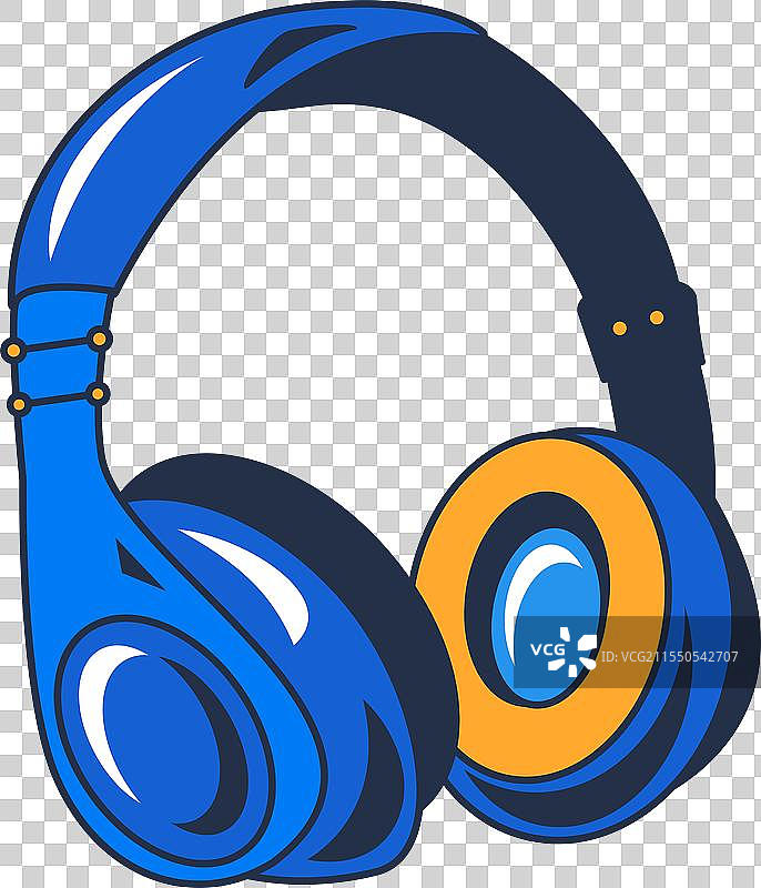 舒适耳垫的无线耳机图片素材