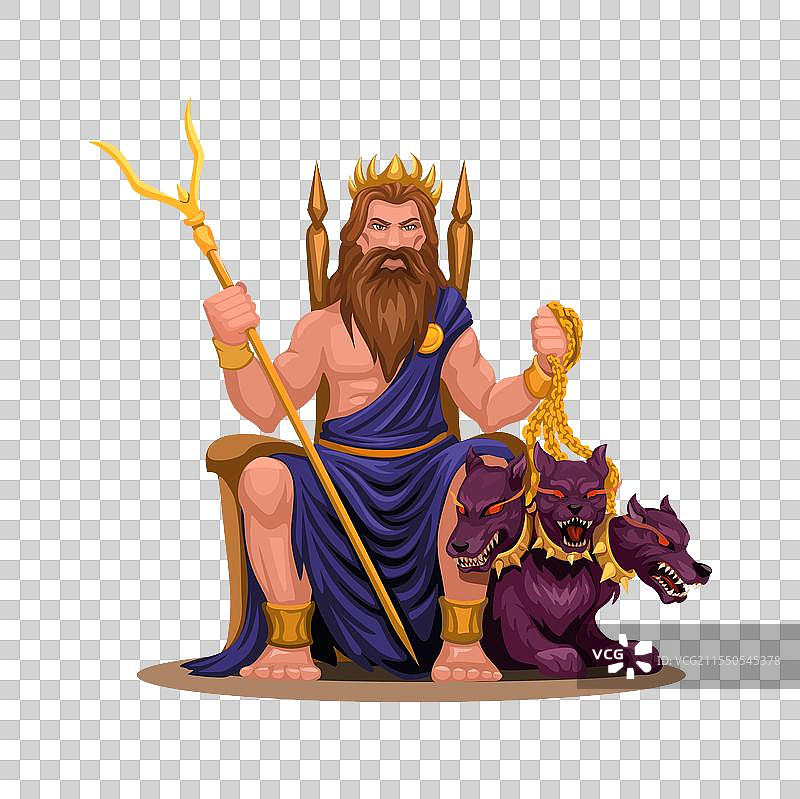 哈迪斯，希腊神话中的冥王图片素材