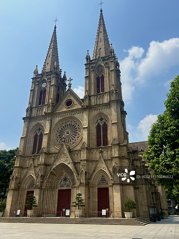 广州圣心大教堂图片素材