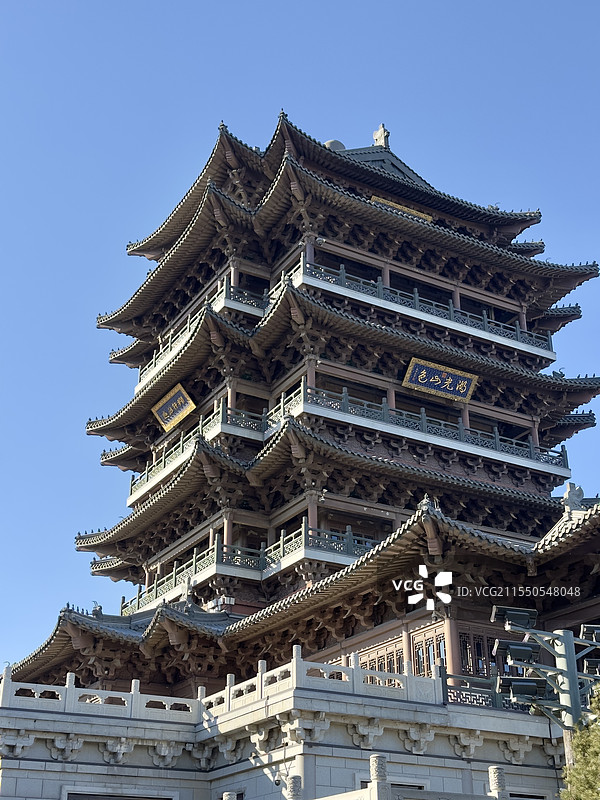 济南超然楼图片素材