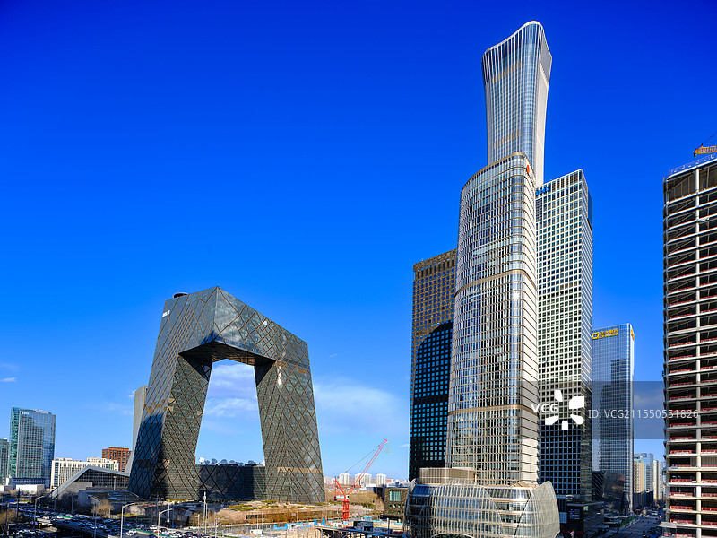 北京CBD地标图片素材