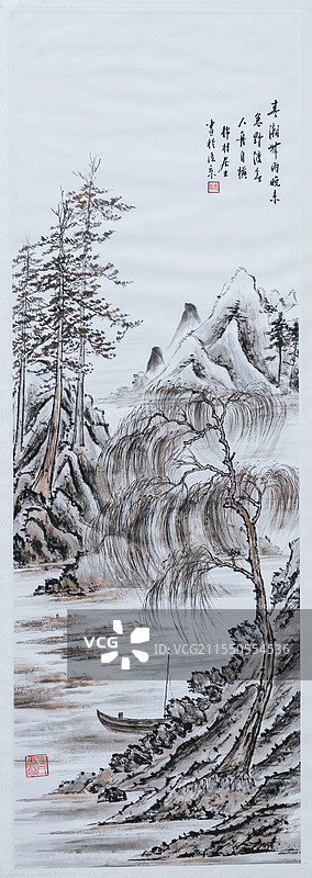 何香凝美术馆藏 春潮带雨晚来急 铃印 朱文“香凝” 白文“何氏香凝”图片素材