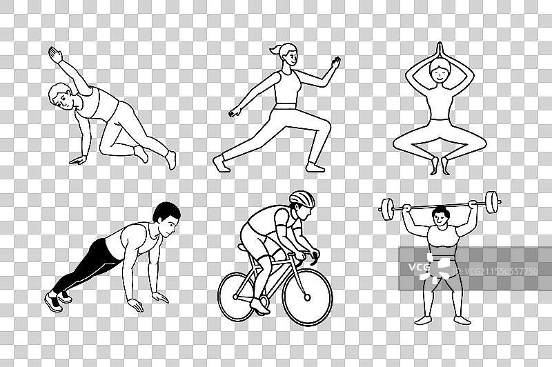 健身图标图片素材