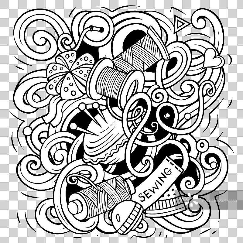 手工制作的卡通图案图片素材