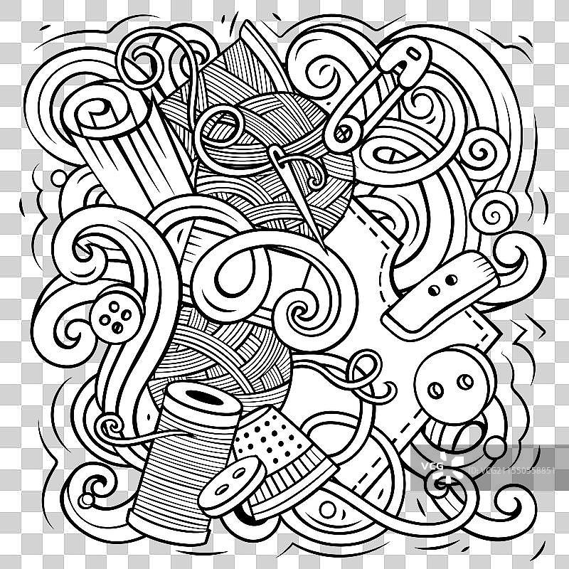 手工制作的卡通图案图片素材