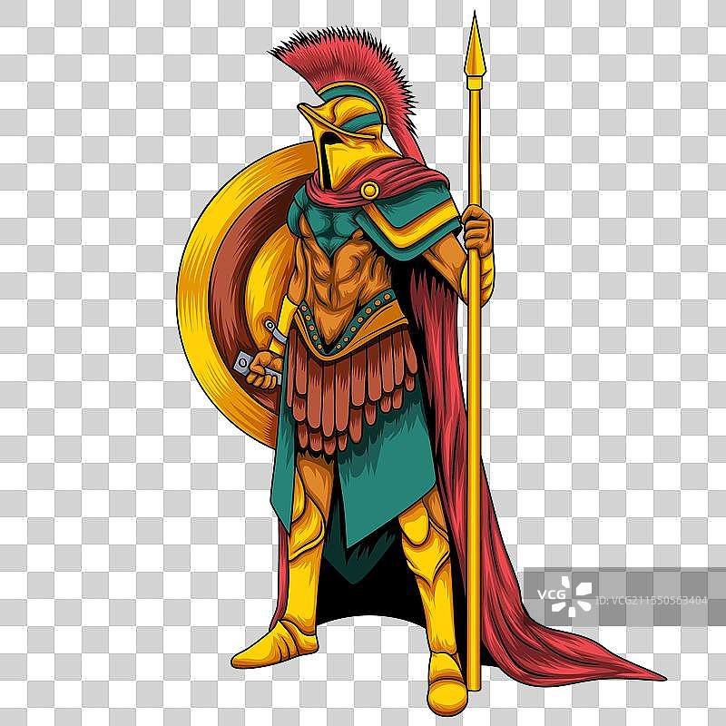 斯巴达战士王角色图片素材