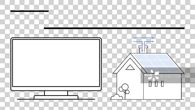 智能家居技术集成展示太阳能图片素材