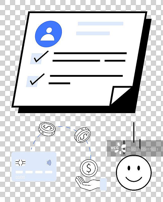 数字身份验证，包括个人信息图片素材