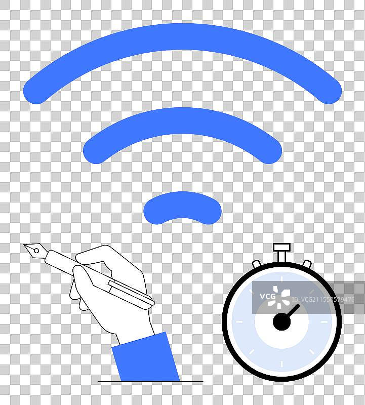 数字连接和效率的表现图片素材