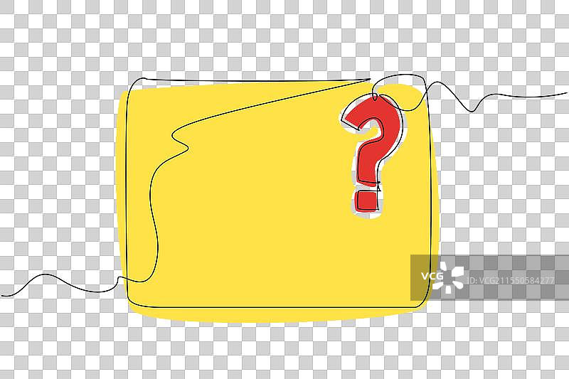 国家趣味问答日的一笔画图片素材