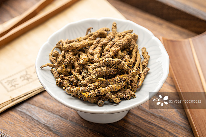 中药材黄连图片素材