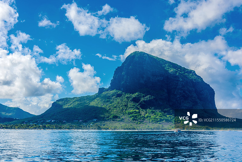 非洲毛里求斯海豚湾海景风光图片素材