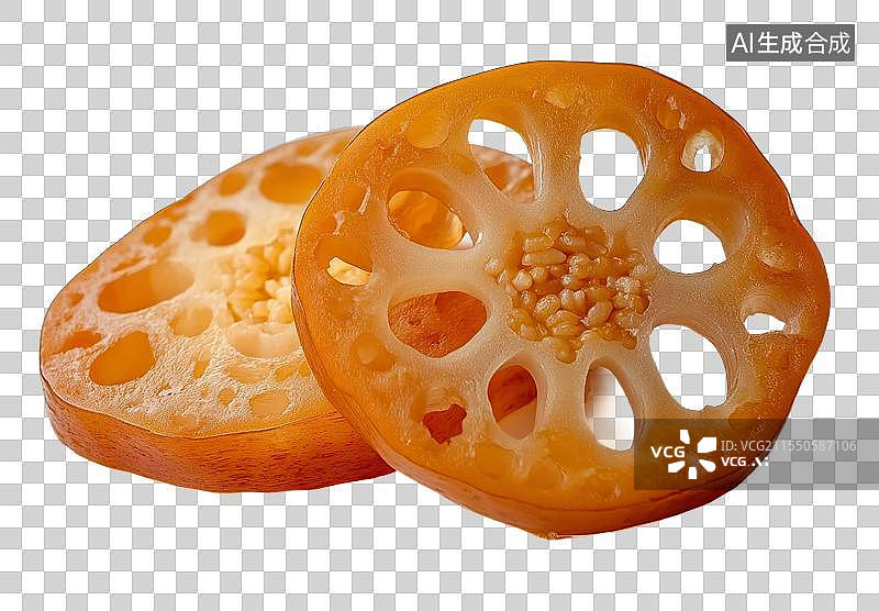 【AI数字艺术】桂花糯米藕图片素材