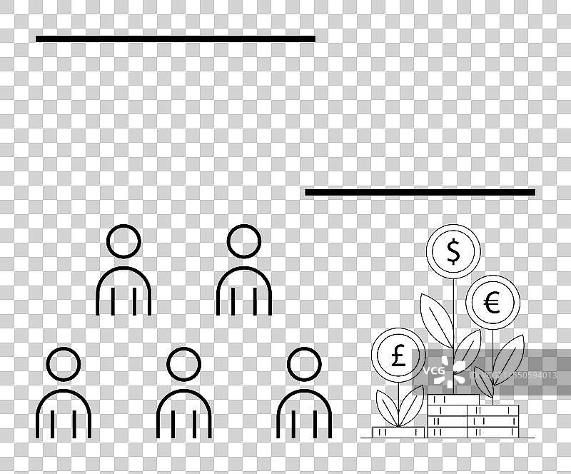 团队在增加资本方面实现财务增长图片素材