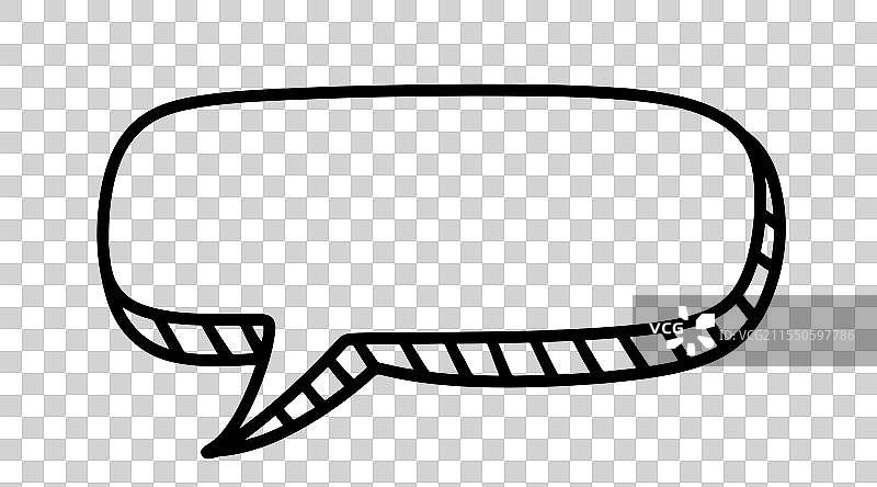 聊天气泡消息文本云形状图片素材