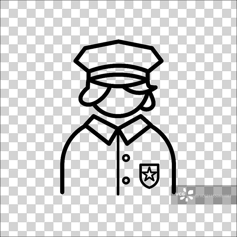 女警 - 图标图片素材