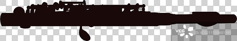 长笛轮廓图片素材