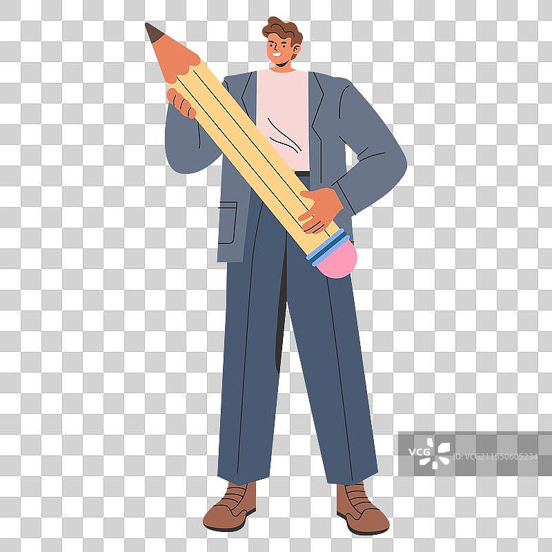 平面设计的商人图片素材