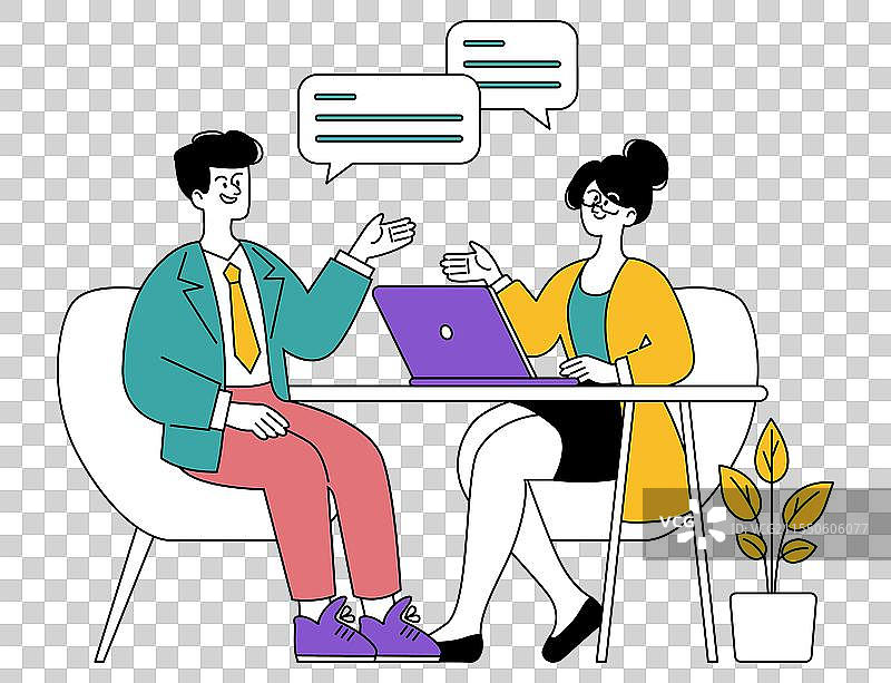 平面设计的商人图片素材