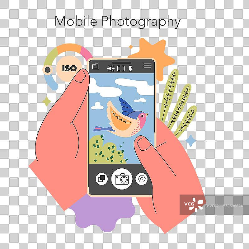 Z世代的爱好扁平化设计图片素材