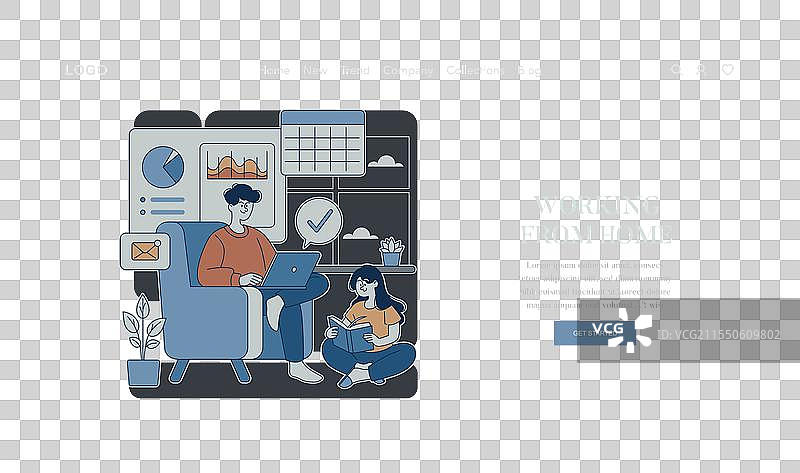 中产阶级家庭公寓图片素材