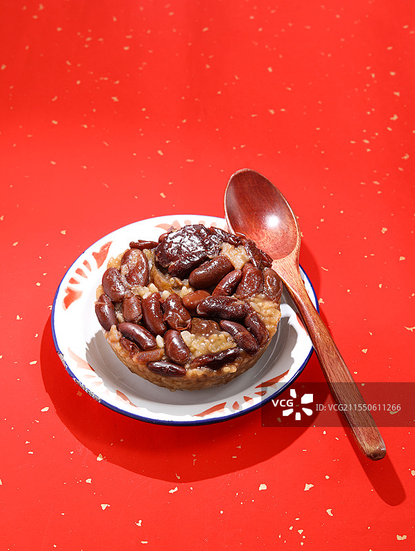 中国陕西省西安特色美食小吃甑糕图片素材