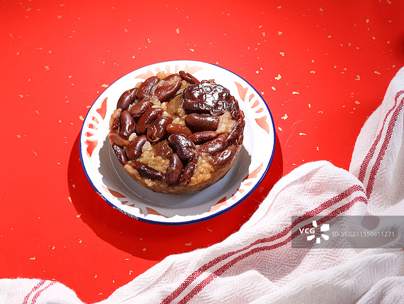 中国陕西省西安特色美食小吃甑糕图片素材