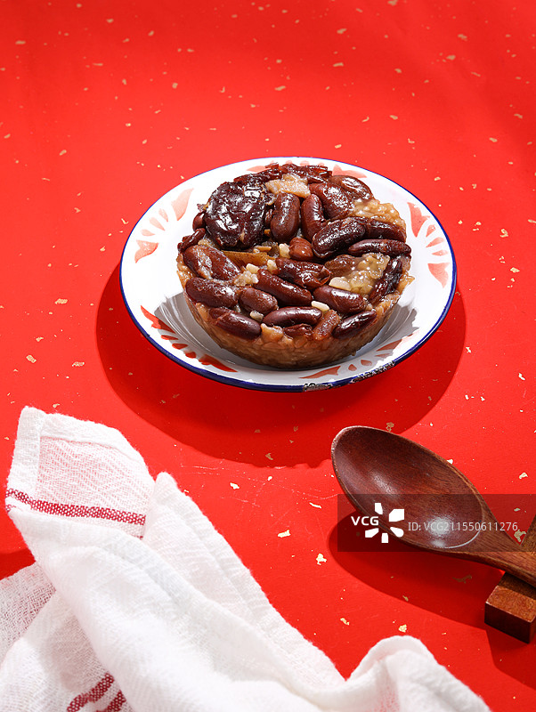 中国陕西省西安特色美食小吃甑糕图片素材