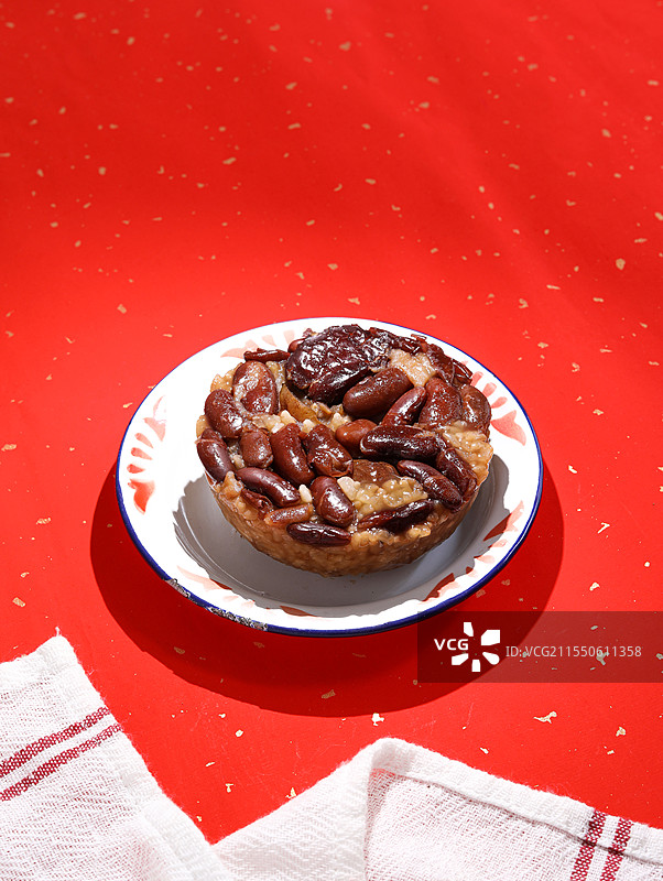 中国陕西省西安特色美食小吃甑糕图片素材