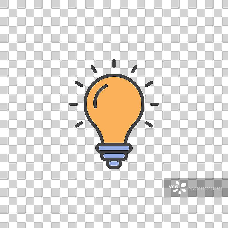 彩色版本的创意图标图片素材