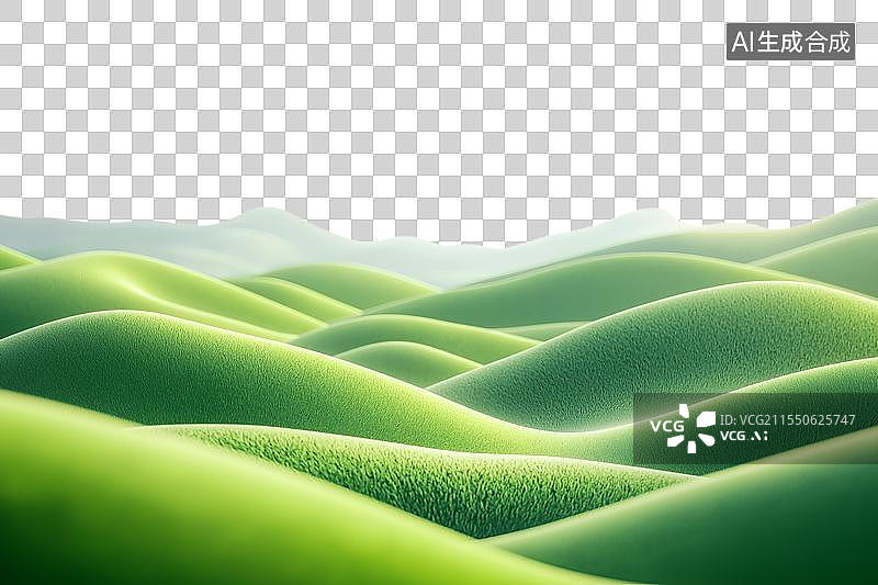 【AI数字艺术】绿地图片素材